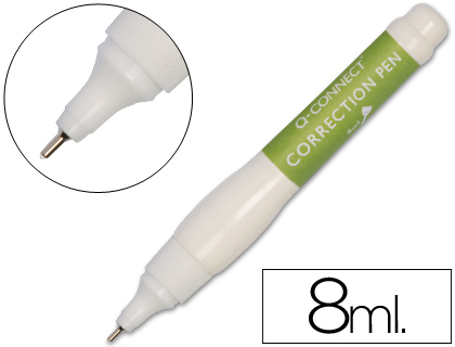 Lápiz corrector Q-Connect punta metálica  8ml.